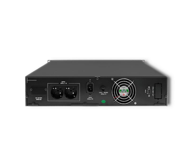 Qoltec Rack (1000VA/800W, LCD) - 721413 - zdjęcie 2